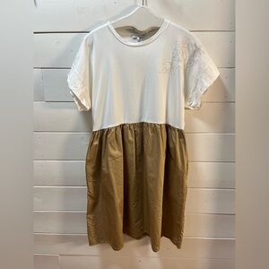 BRENDE Two-Tone Casual Dress – XL